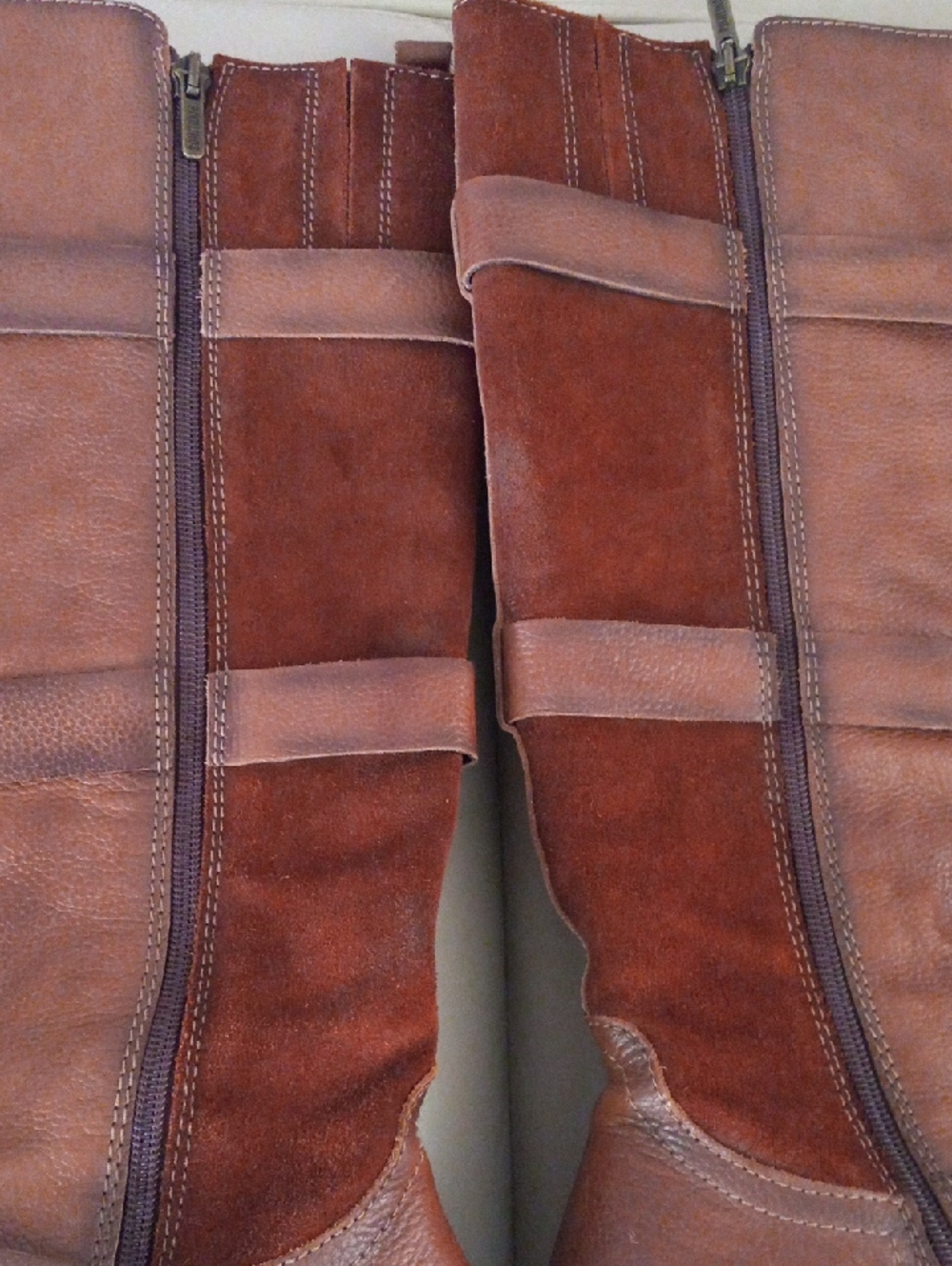 PIKOLINOS Chestnut Brown Leather Mid-Calf Riding Boots Size 39 - Picture 5 of 13